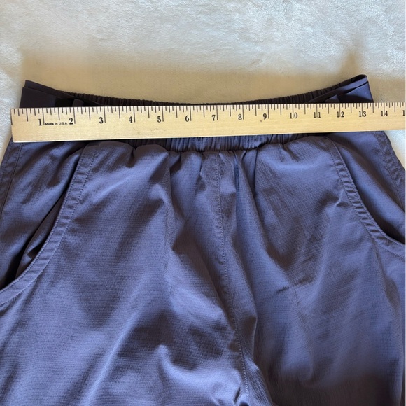 Athleta Girl Trekkie Trail Crop Pant Nightfall Purple Size XXL (16) Wide Leg - Picture 8 of 13